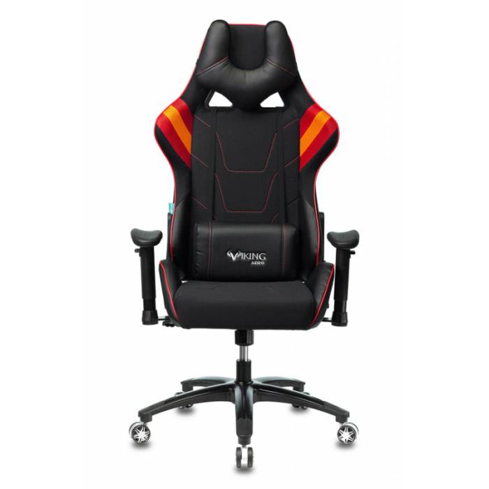 Кресло игровое бюрократ viking 4 aero red